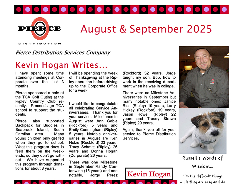 August/September 2025 